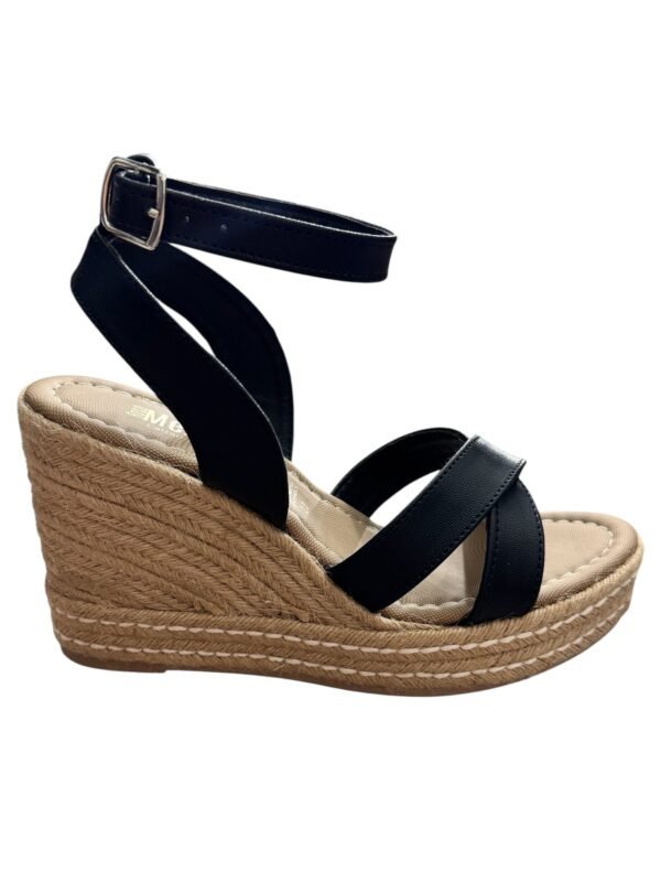 Plataformas de Yute Negras – Moda, Altura y Confort en un Solo Diseño✨ - 10 cm - Image 4