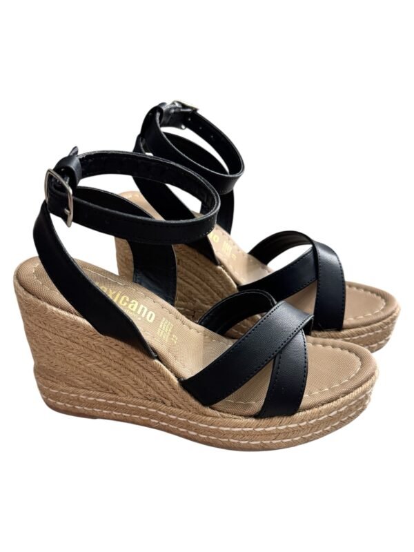 Plataformas de Yute Negras – Moda, Altura y Confort en un Solo Diseño✨ - 10 cm - Image 5